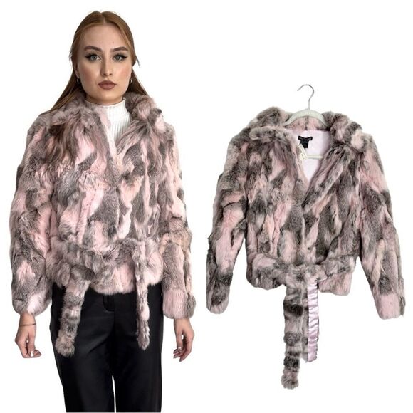 NWT Vintage Sweet Jane Genuine Rabbit Fur Coat - Picture 1 of 8
